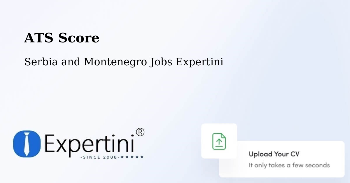Resume ATS Score & Job Description Match Tool – Lavaltrie - Serbia and Montenegro Jobs Expertini